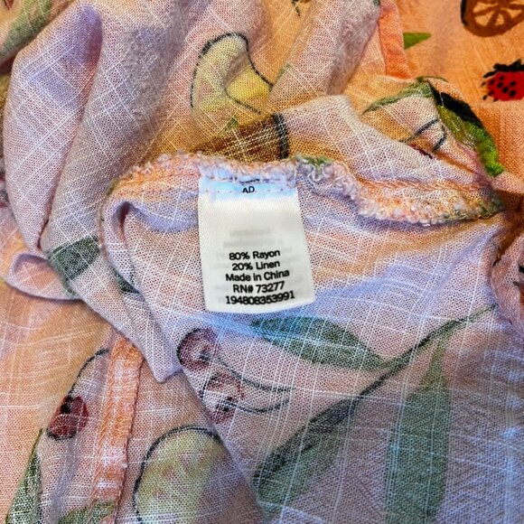 LC Lauren Conrad Summer Fruit Dress - XXL - Picture 10 of 12